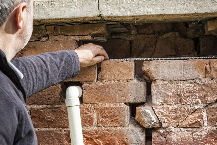 Cracked Wall Structural Repair in Germantown TN