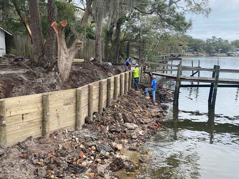 Seawall Repair in Germantown, TN