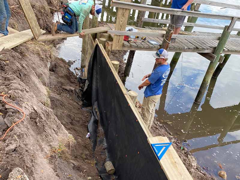 Seawall Repair in Germantown, TN