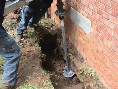 Slab Pier Installation in Germantown, TN